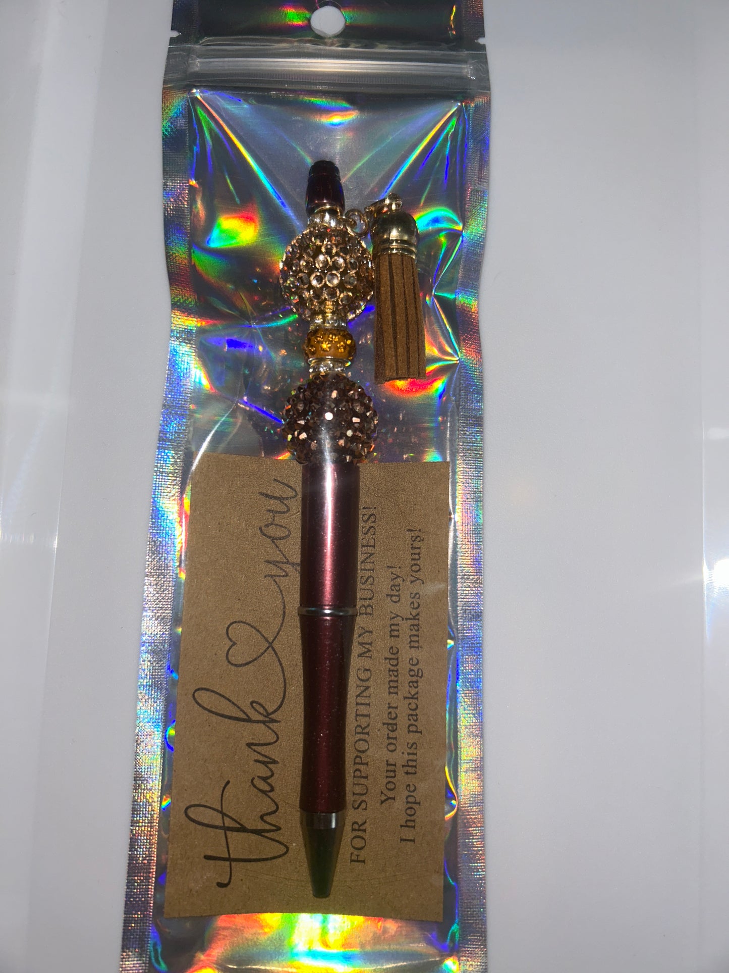 Gem Deep Red Novelty pen