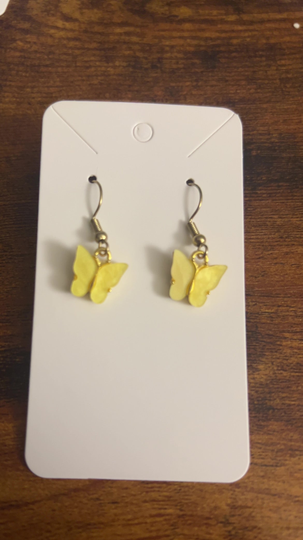 Gold Butterfly earrings