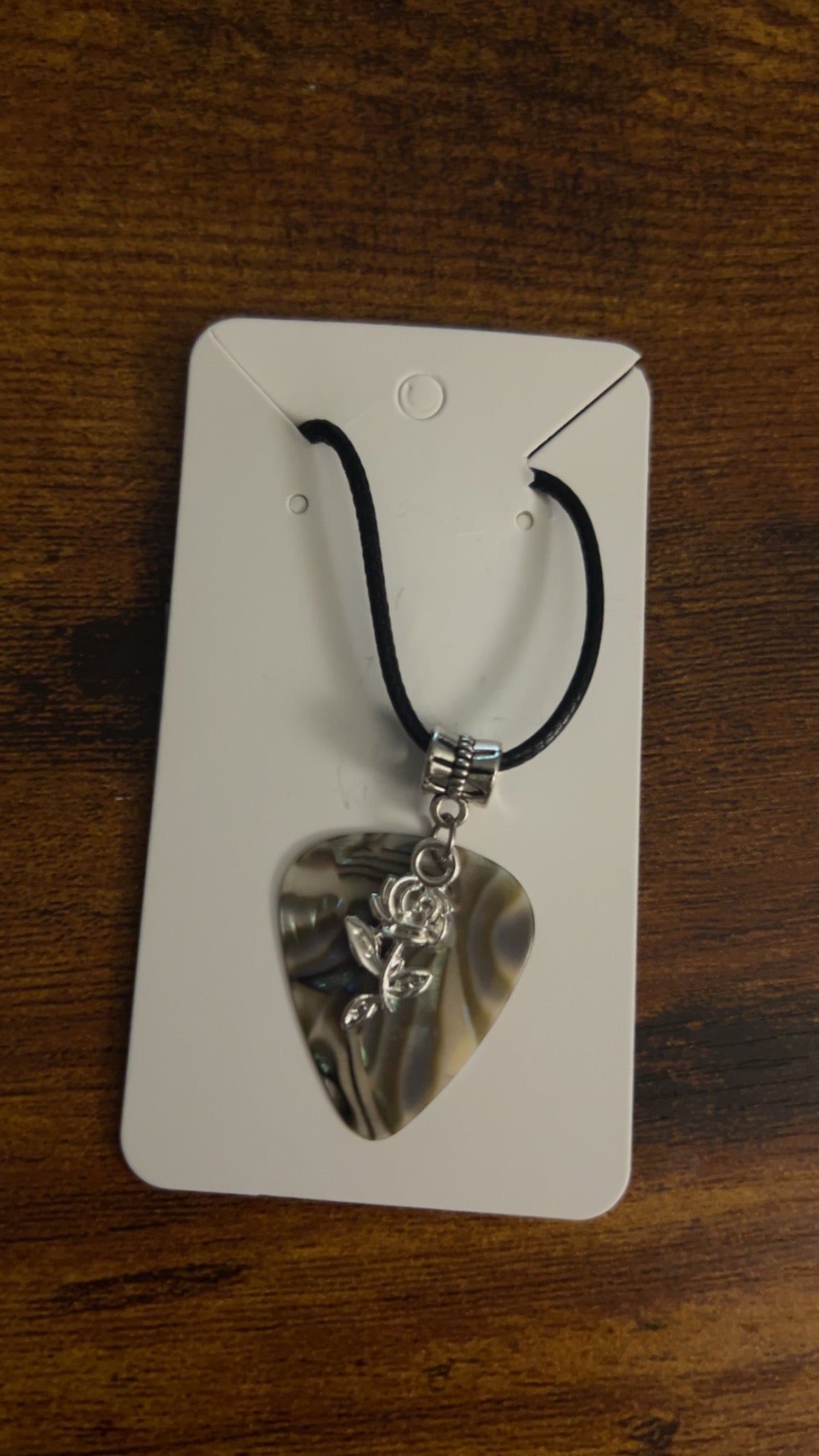 Rose Guitar Pick necklace