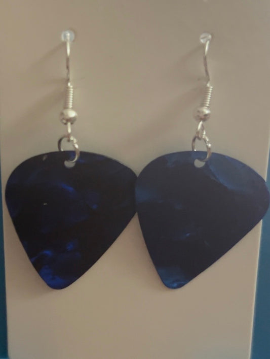 Simple Guitar Pick Earrings