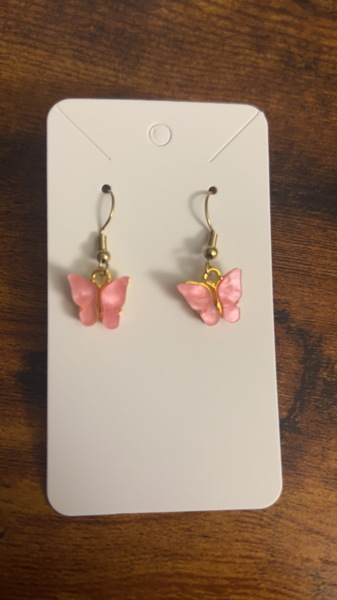 Gold Butterfly earrings
