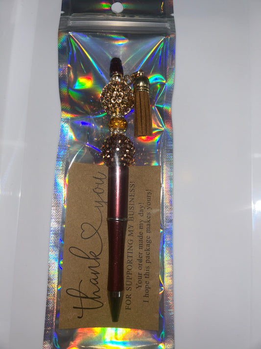 Gem Deep Red Novelty pen