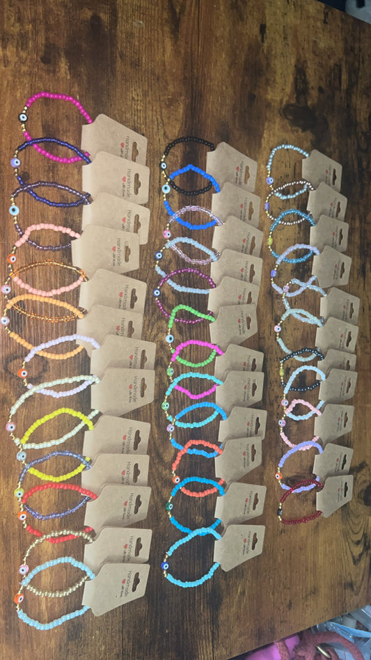 Evil Eye Beaded Bracelets