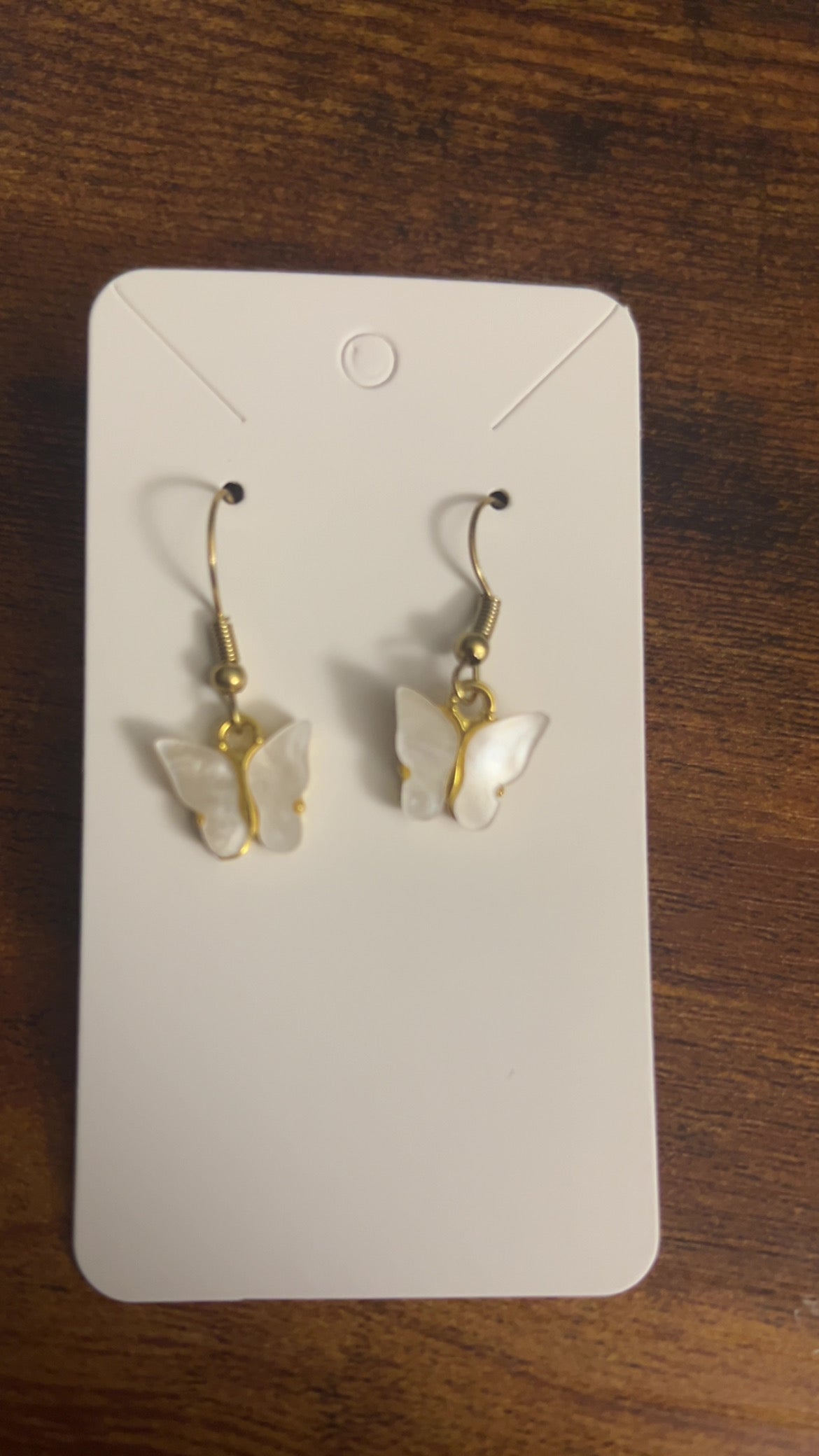 Gold Butterfly earrings