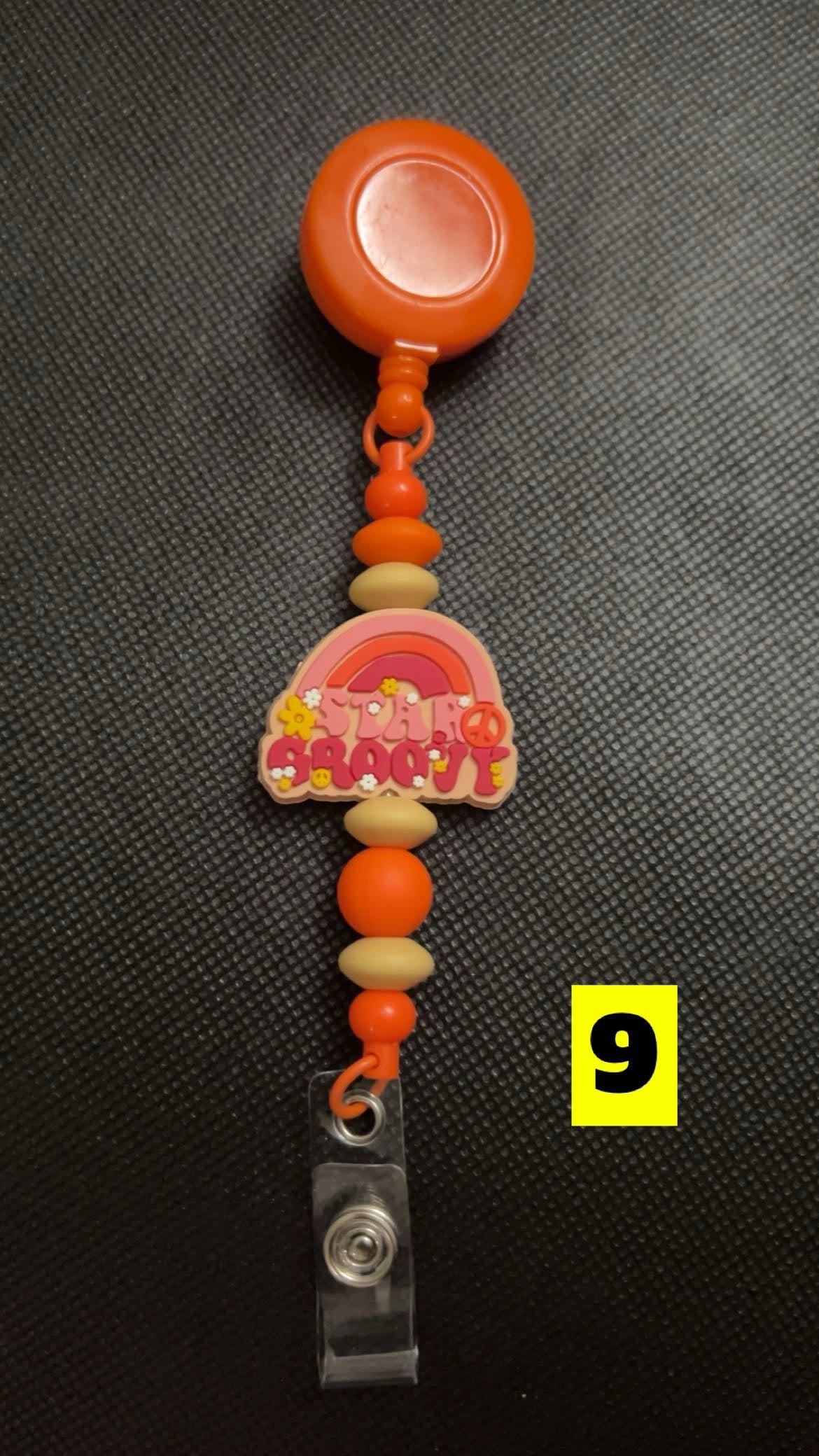 Silicone Beaded Badge Reels