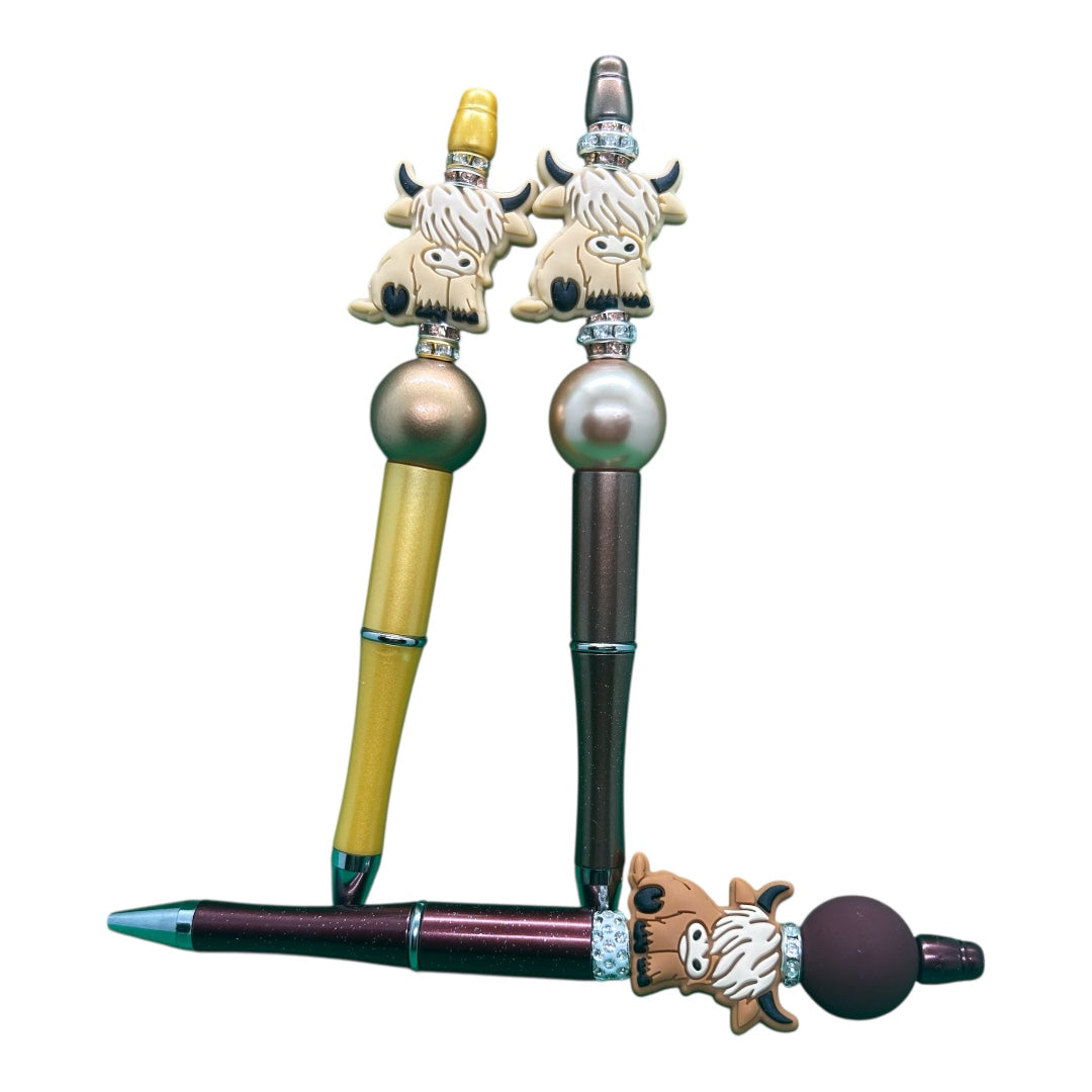 Highland Cow Novelty Pen